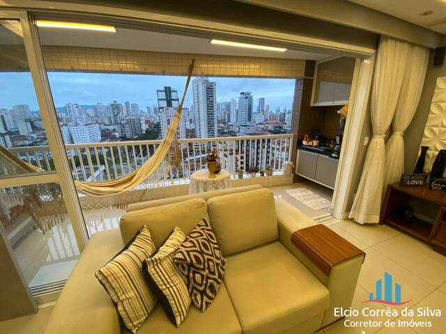 #ECS170 - Apartamento para Venda em Santos - SP